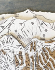 Breckenridge, CO Ski Trail Map Artwork Slopes Mountain Art