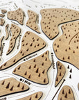 Copper Mountain, CO Ski Trail Map Artwork Slopes Mountain Art