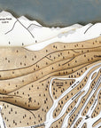 Eldora Mountain, CO Ski Trail Map Artwork Slopes Mountain Art