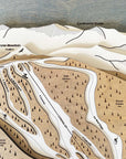 Eldora Mountain, CO Ski Trail Map Artwork Slopes Mountain Art