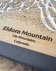 Eldora Mountain, CO Ski Trail Map Artwork Slopes Mountain Art