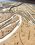 Northstar California Ski Trail Map Artwork Slopes Mountain Art