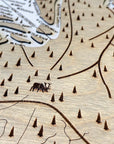 Park City Mountain, UT Ski Trail Map Artwork Slopes Mountain Art
