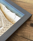 Snow Summit, CA Ski Trail Map Artwork Slopes Mountain Art