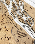 Sun Valley, ID Ski Trail Map Artwork Slopes Mountain Art