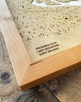 Bear Mountain, CA Ski Trail Map Artwork Slopes Mountain Art