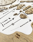 Bear Mountain, CA Ski Trail Map Artwork Slopes Mountain Art