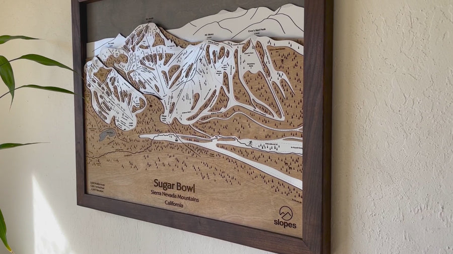 Sugar Bowl, CA Ski Trail Map