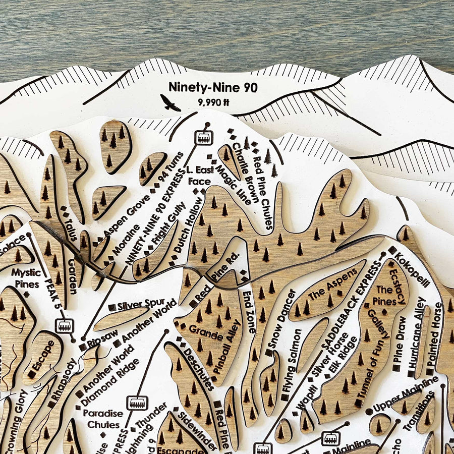 Park City Utah Ski Trail Map - Park City Ski Trail Map Wall Art Skiing Decor 11 720961 900x